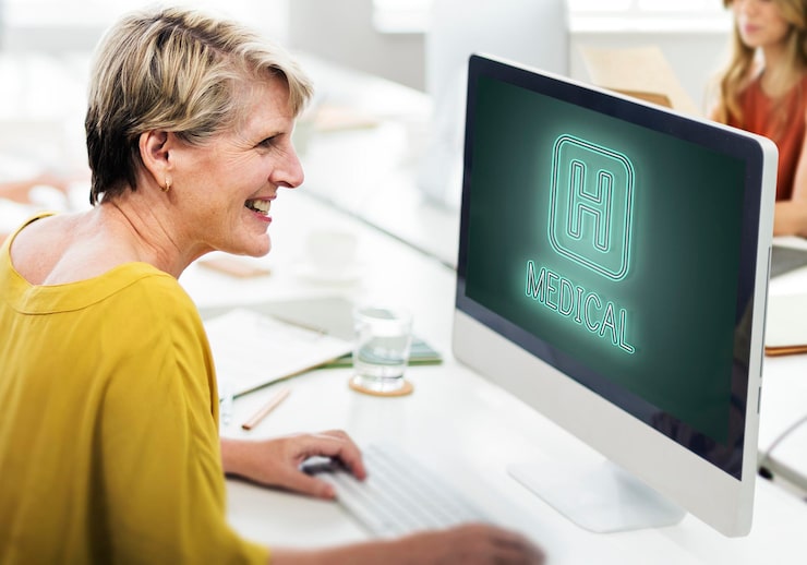 Code auf einem Monitor